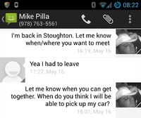 Text from Michael Pilla