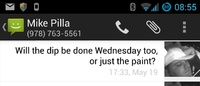 Text from Michael Pilla
