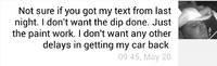 Text from Michael Pilla