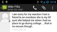 Text from Michael Pilla