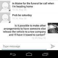 Text from Michael Pilla