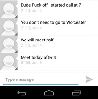Text from Michael Pilla